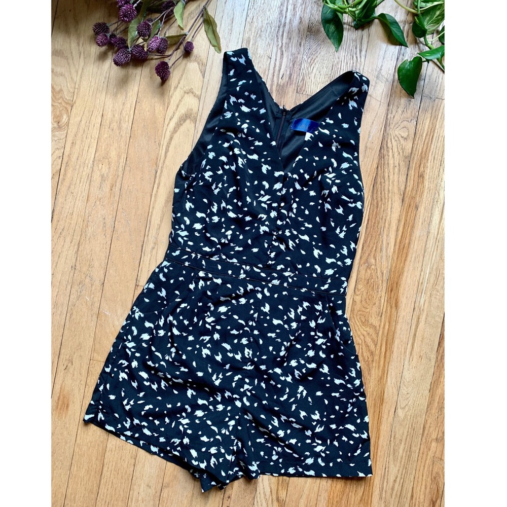 Blue Rain Romper